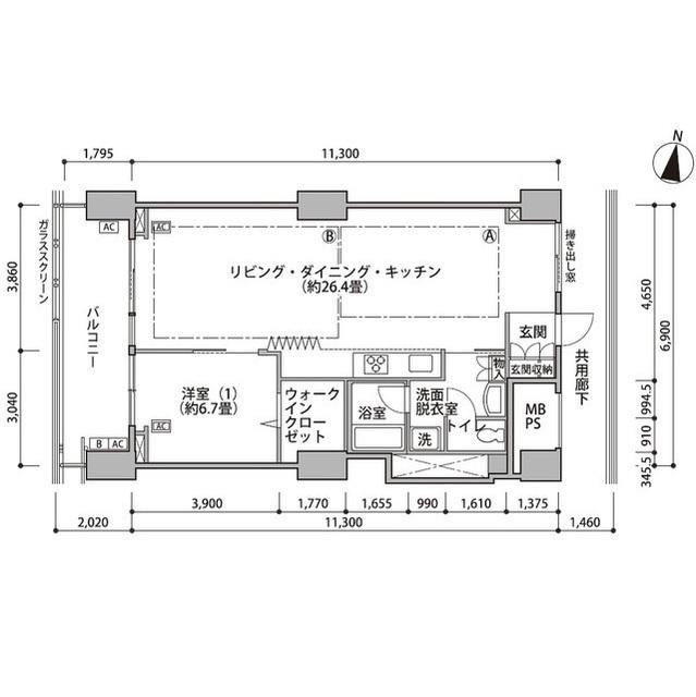  間取り図写真