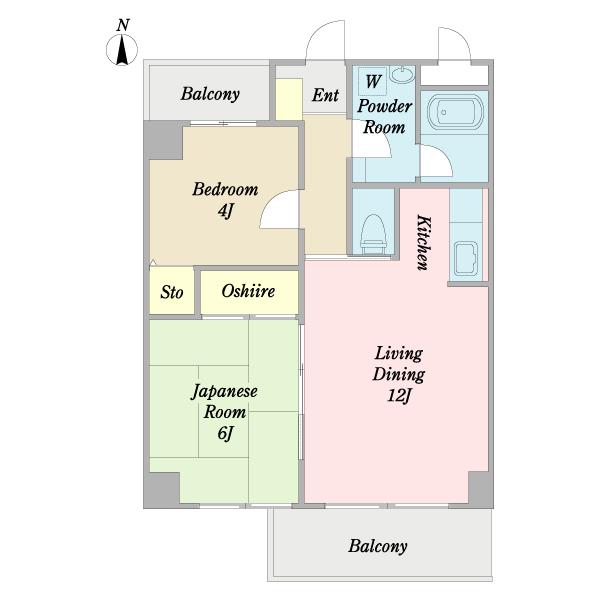 ＡＫフラット（0707） 間取り図画像