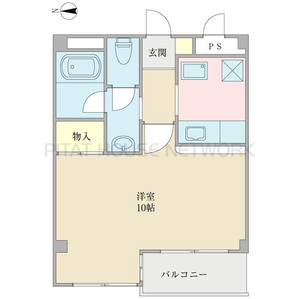 角部屋・広々10帖