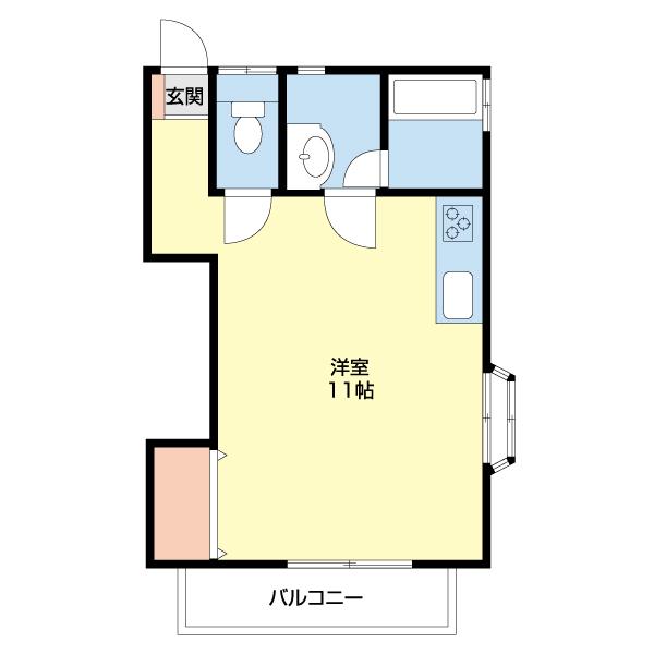三豊ハイツ（0101） 間取り図画像