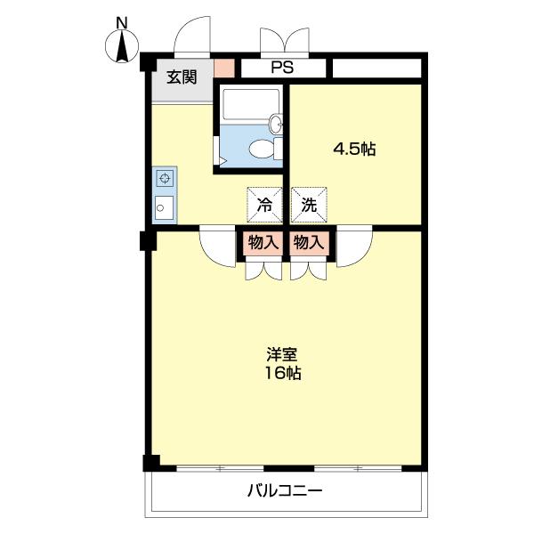 エンテイ上小出（0206） 間取り図画像