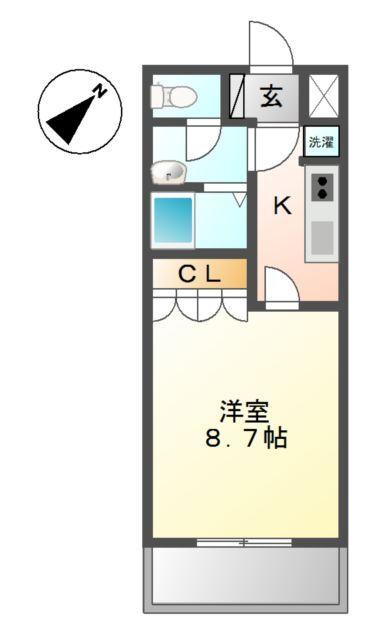 Ｂｒｉｌｌａｒ（ブリジャール） 間取り図画像