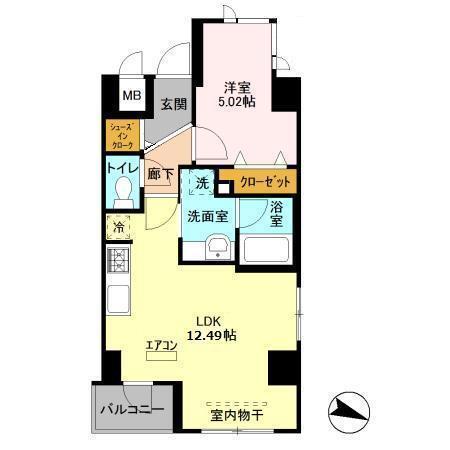 セレス稔台（306） 間取り図画像