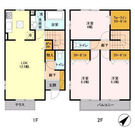 ソシア（101） 間取り図画像