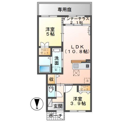 アールＵⅢ 間取り図画像