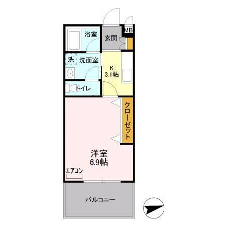 ニューウィンベル（302） 間取り図画像