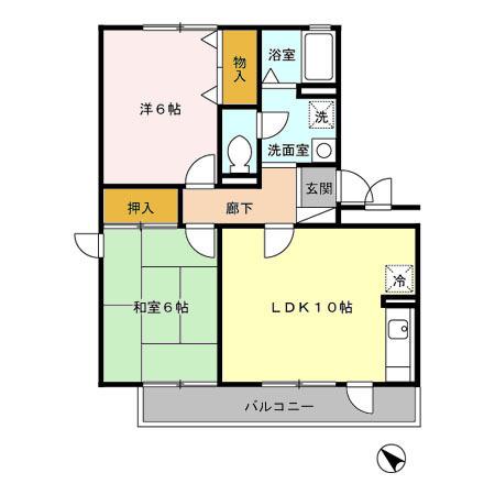 ピュアロータス（205） 間取り図画像