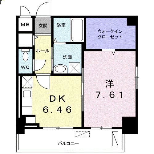 クラール上福岡（101） 間取り図画像