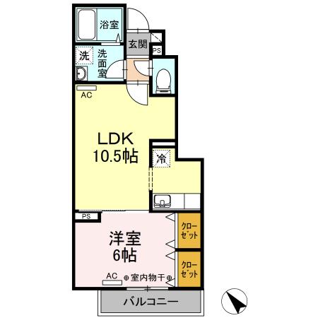 グリーンコート（103） 間取り図画像