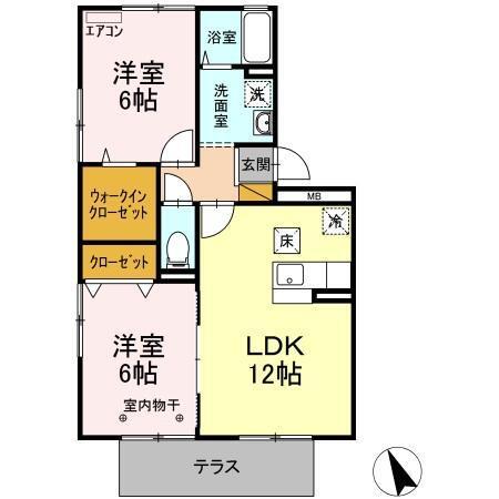 ヴェルドミール本八幡（107） 間取り図画像