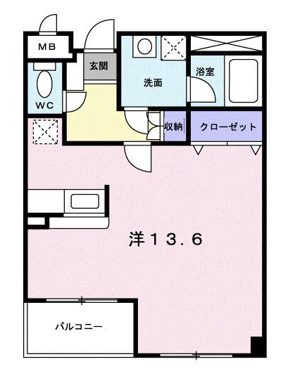 カーサ・エスポワール（204） 間取り図画像
