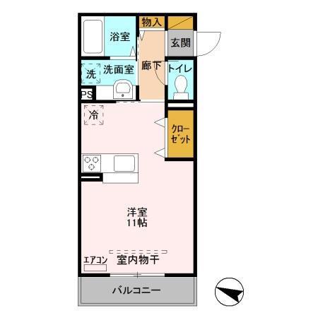 エヴァーラスティング千葉（313） 間取り図画像