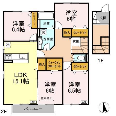 ソラーナK（203） 間取り図画像