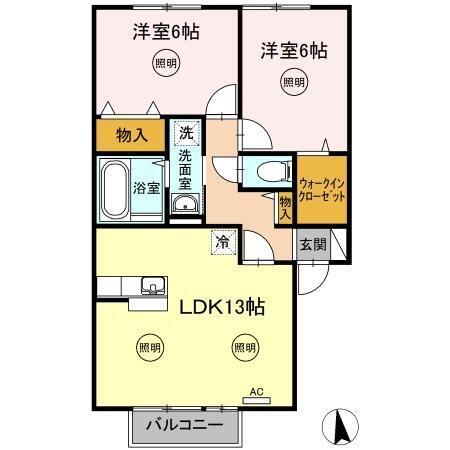 サン･ドリーム（206） 間取り図画像
