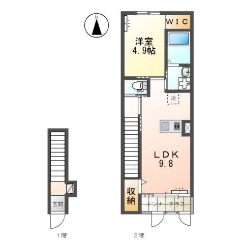 フェリーチェ元山 間取り図画像