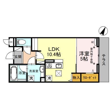 ONARIGOTENｰD（106） 間取り図画像