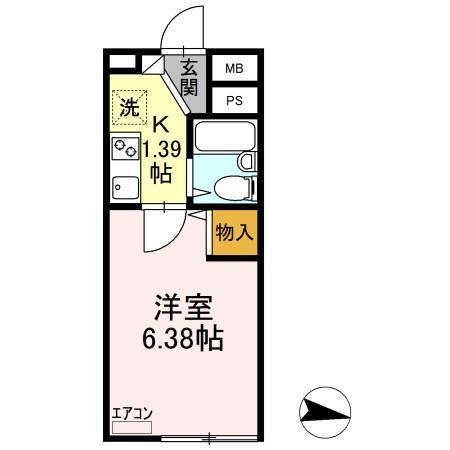 東亜ハーモニー蘇我（306） 間取り図画像