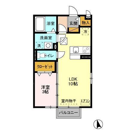 セピアパレス（101） 間取り図画像