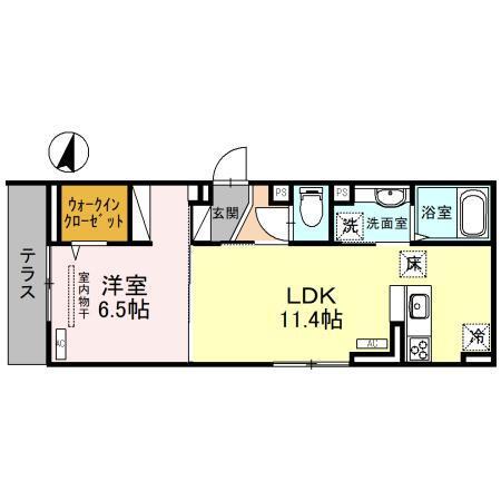 アヴァンス八潮Ａ（105） 間取り図画像