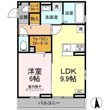 プランドール（303） 間取り図画像