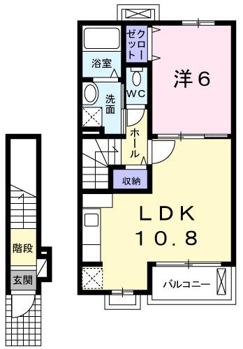 フレーシュ（203） 間取り図画像