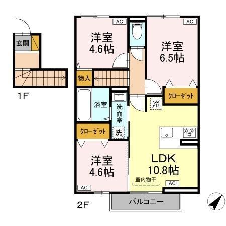  間取り図写真