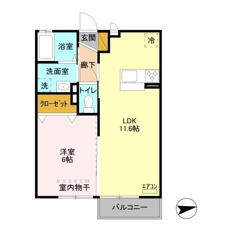 グリーンガーデン（203） 間取り図画像
