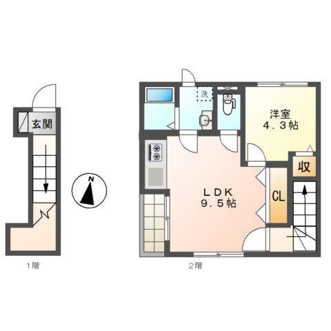 ゼアーズⅡ 間取り図画像