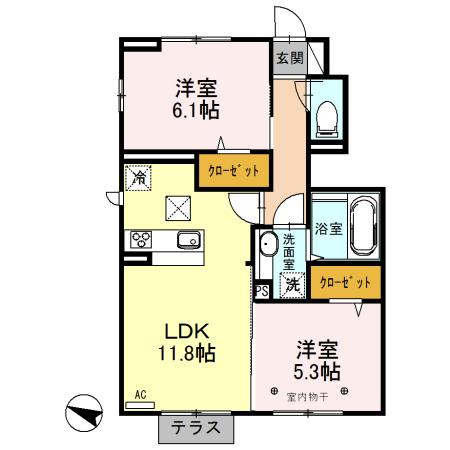 Excellent Dolce（103） 間取り図画像