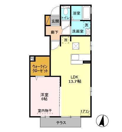 パストラル（101） 間取り図画像