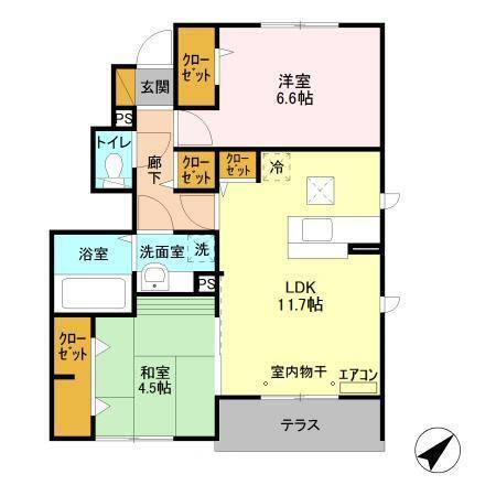  間取り図写真