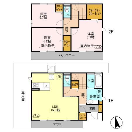  間取り図写真