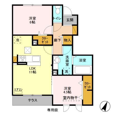  間取り図写真