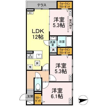  間取り図写真