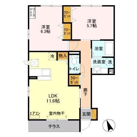 間取り図写真