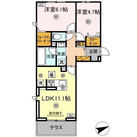  間取り図写真