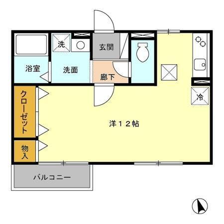 アミティエ（101） 間取り図画像