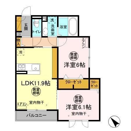 イデアーレ（205） 間取り図画像
