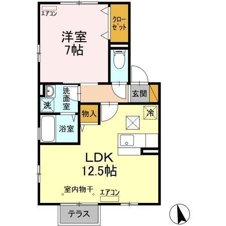 ロイヤルヒルズJ（102） 間取り図画像