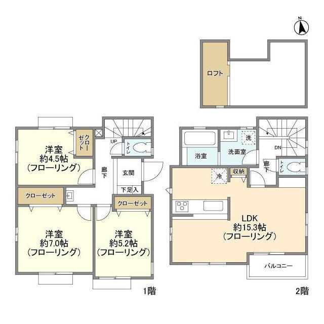 Kolet麻生細山 間取り図画像