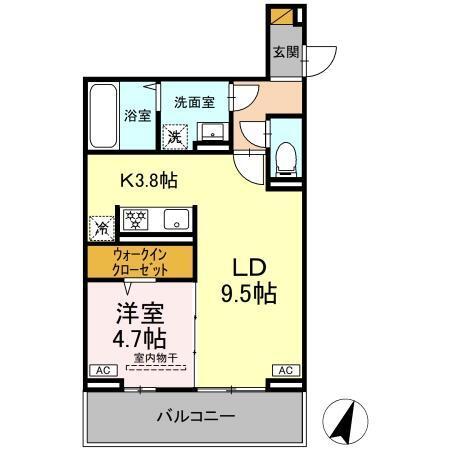 D-SOLACE末広4丁目（302） 間取り図画像