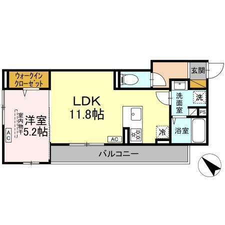D-SOLACE新千葉3丁目（201） 間取り図画像
