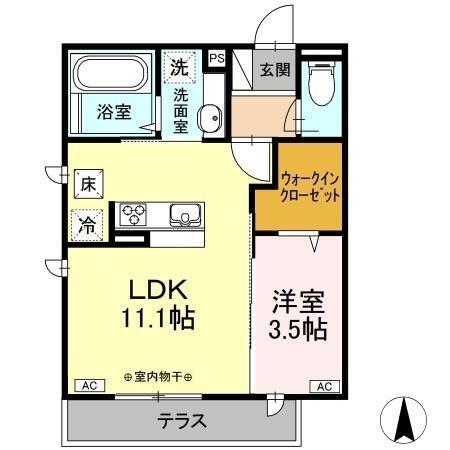リクライン（103） 間取り図画像