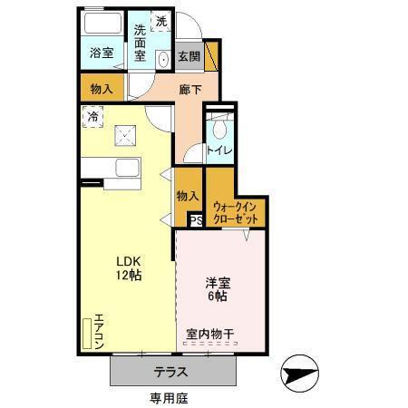 ルミエールⅡ（102） 間取り図画像