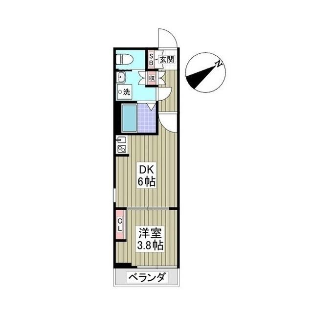 Sunny Hill Minami Hanazono（104） 間取り図画像