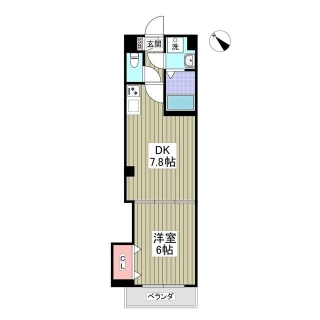 ヴィクトリアンコート千葉（202） 間取り図画像
