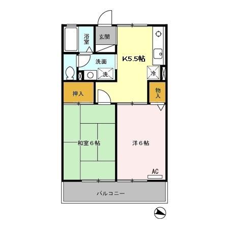 サンアーク（201） 間取り図画像