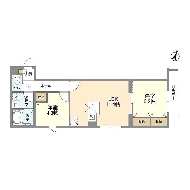 ウェルスクエア幡ヶ谷（301） 間取り図画像