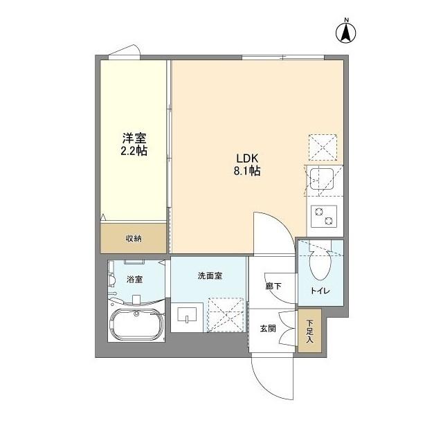 ウェルスクエア八幡山（202） 間取り図画像