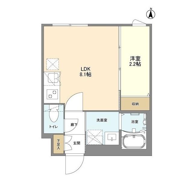 ウェルスクエア八幡山（203） 間取り図画像